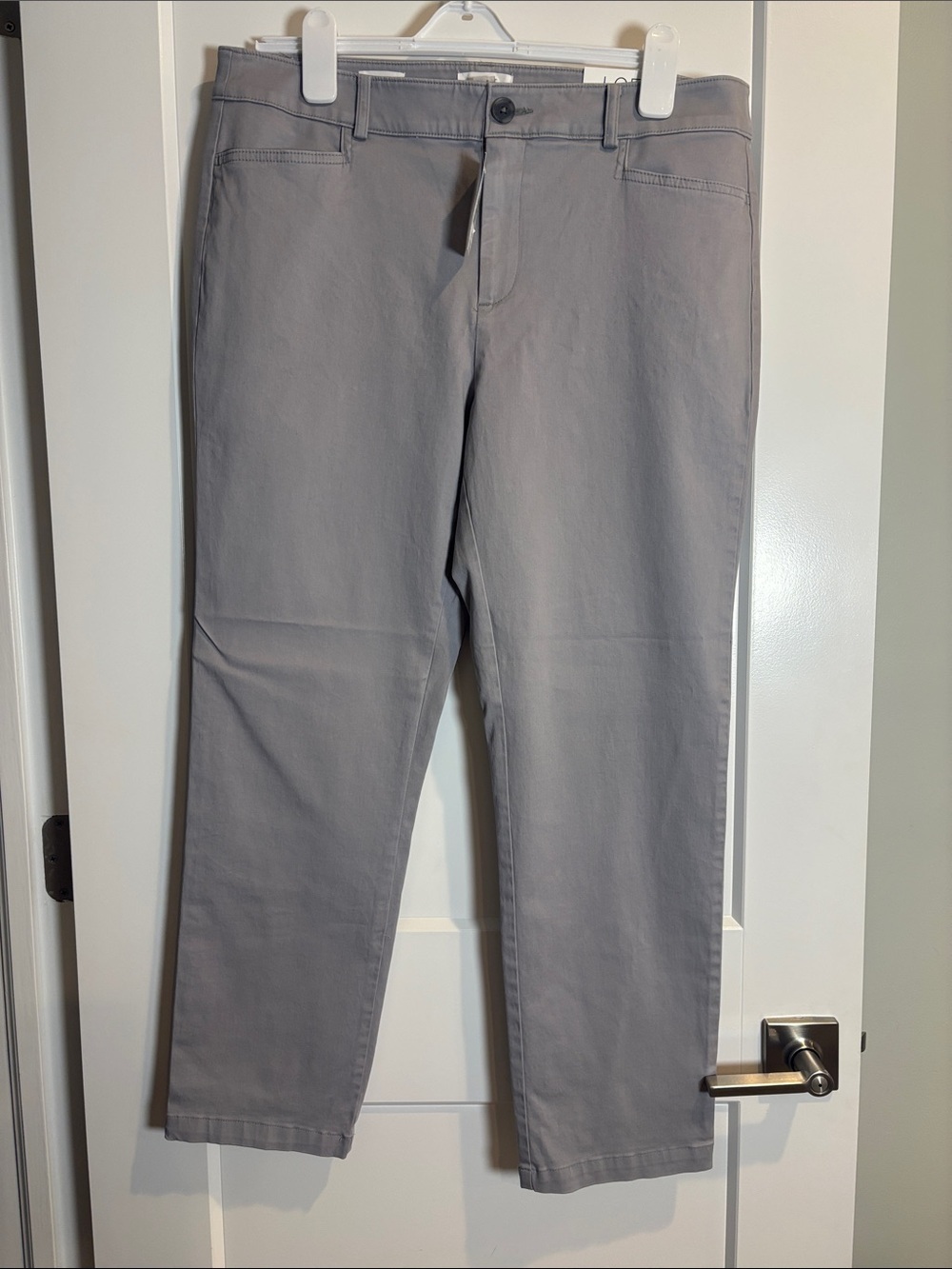 LOFT Outlet Women’s Slim Straight Chino Pants 12